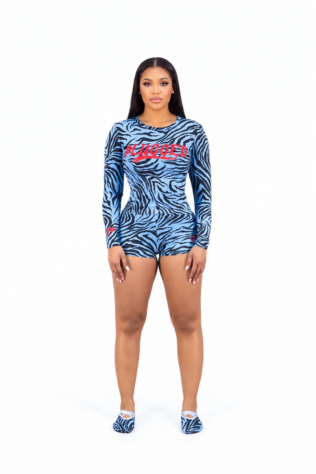 Plugged Zebra Essentials Longsleeve